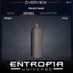 ขายขวด Vibrant Sweat ในเกม Entropia Universe