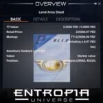 ขาย Land Area Deed ในเกม Entropia Universe