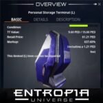 ขาย Personal Storage Terminal (L) ในเกม Entropia Universe