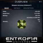 ขาย Weapon Accuracy Enhancer 5 ในเกม Entropia Universe