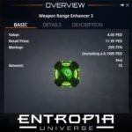 ขาย Weapon Range Enhancer 3 ในเกม Entropia Universe