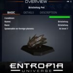 สัตว์เลียง Bristlehog Pet ในเกม Entropia Universe