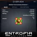 ขาย Medical Tool Economy Enhancer 2 ในเกม Entropia Universe