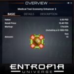 ขาย Medical Tool Economy Enhancer 3 ในเกม Entropia Universe