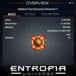 ขาย Medical Tool Economy Enhancer 7 ในเกม Entropia Universe