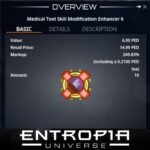 ขาย Medical Tool Skill Modification Enhancer 6 ในเกม Entropia Universe