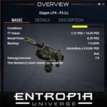 ขาย Ozpyn LPX - P3 (L) ในเกม Entropia Universe