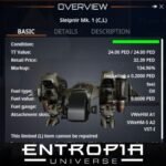 ขาย Sleipnir Mk. 1 (C,L) ในเกม Entropia Universe