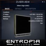 ขาย Xlite-S Sign (UGC) ในเกม Entropia Universe